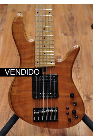 Fodera Emperor Doctorbass Edition 2023 6 string Maple board-Figured Redwood top Fodera Emperor Doctorbass Edition 2023 6 string Maple board-Figured Redwood top